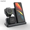 Wireless Charging Station for Samsung 3 in 1 Charger for Galaxy Watch 6/5/4/3/Active S23 Ultra Note20 Z Flip 5 Fold Galaxy Buds 1