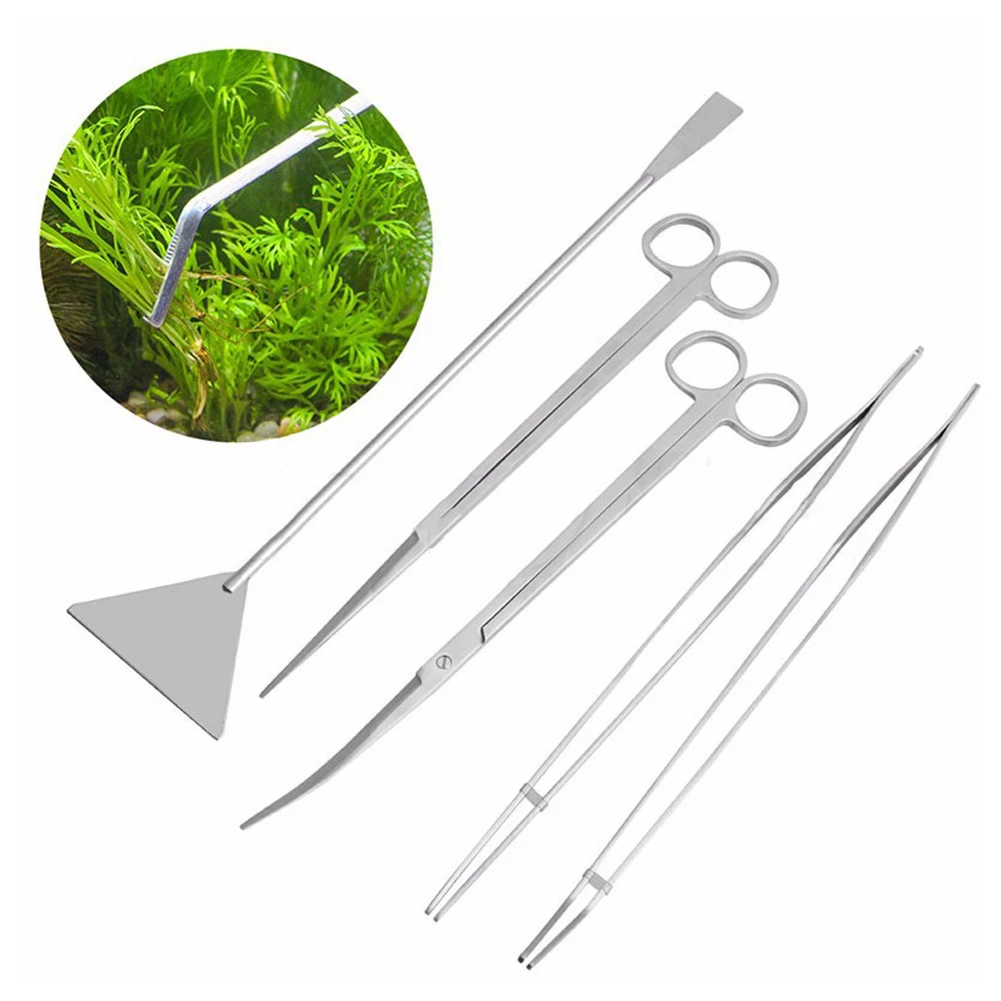 types of planes woodworking Aquarium maintenance tool kit Tweezers kit Scissors Spatula water Plant Water Tools 3 / 5pcs types of hand planes