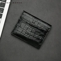 Hiram Beron Crocodile Embossed Leather Wallet Card Holder Popular Style for Middle East Family Boy Friend Gift 1