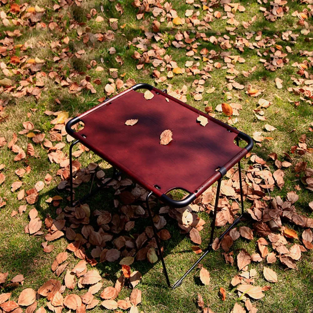 Tryhomy-屋外折りたたみテーブル、アルミ合金バタフライテーブル、多