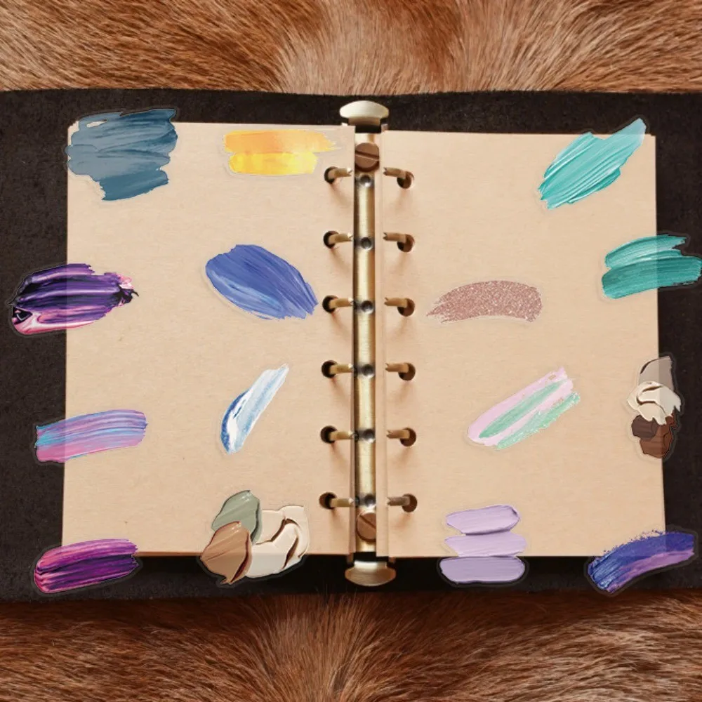 60 Stück transparente Cartoon-Palette-Aufkleber-Set – wasserfestes, klares PET für Sammelalbum, Gitarre und Notebook-Dekoration (Anime Worlds Store) – Detail 9