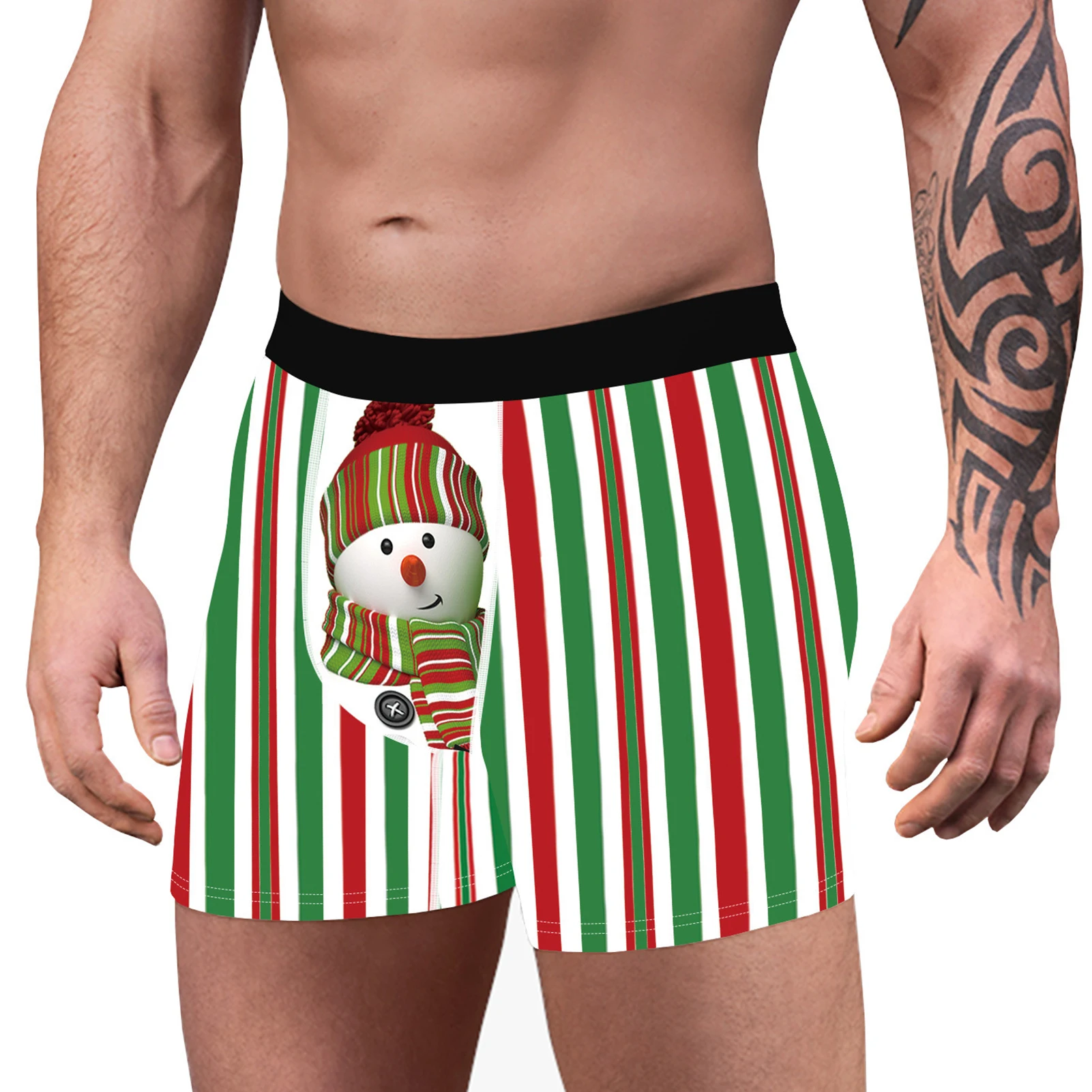 

Мужские трусы оверсайз 5 размеров на выбор, Размеры S/M/L/XL/2XL, подарок на Рождество и новый год