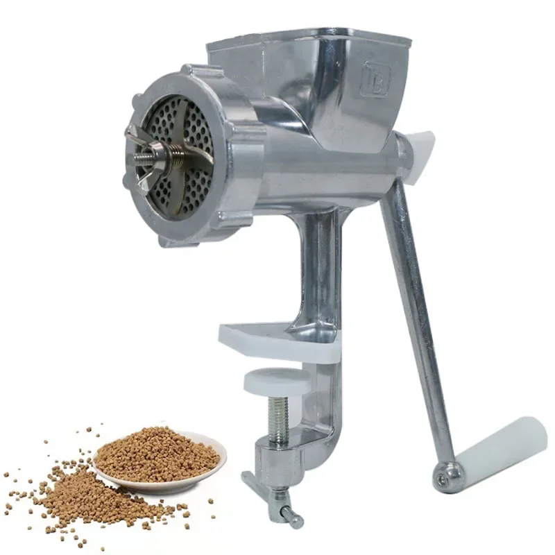 

Fish Manual Pelletizer Household Pets Food Chickens Bird Pellet Machine For Making Rabbit Cat Dog Feed