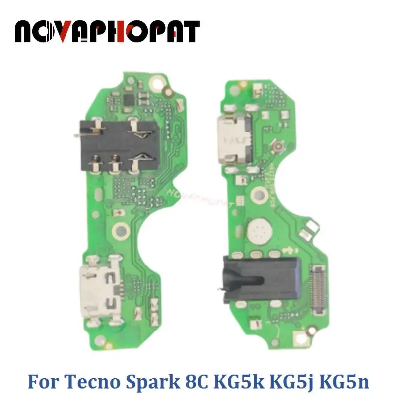 For-Tecno-Spark-8C-KG5k-KG5j-KG5n-USB-Dock-Charger-Port-Plug-Headphone ...