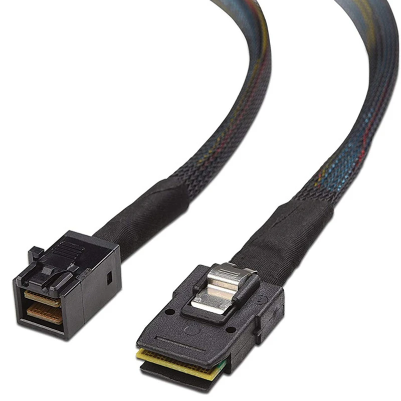 Nku Internal Mini Sas hd Line Converter 12gbps Cabos de Transferência de Dados para Servidor Disco Rígido Armazenamento Raid Sff8643 to Sff9087 36pin