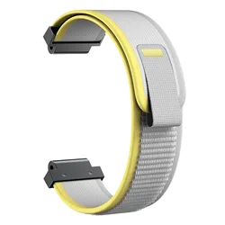 Nylon Smartwatch Wristband Bracelet Strap for Garmin Forerunner Series (Yellowish gray)