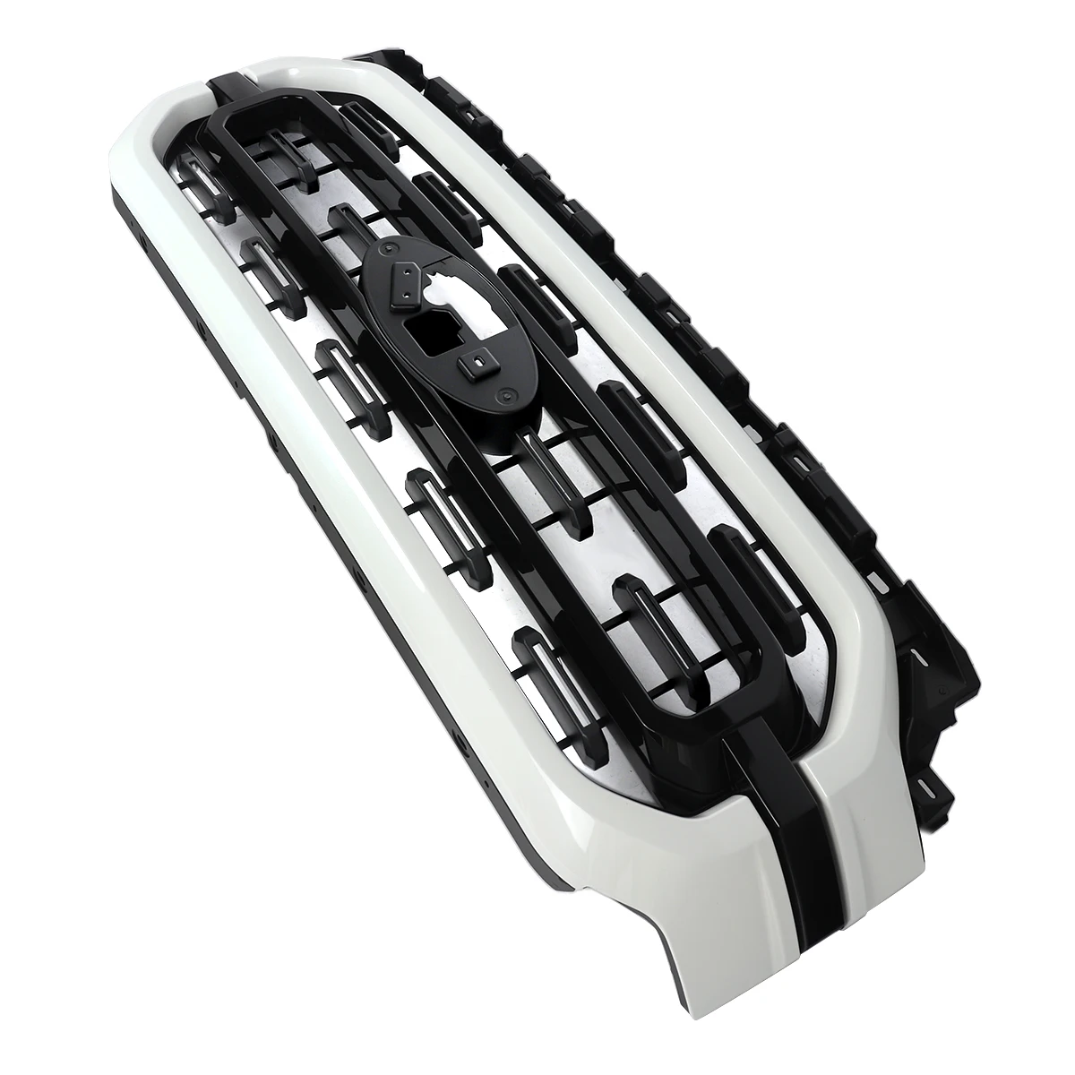 Star White Metallic Front Bumper Upper Grills Grill For 2021-2023 Ford F-150 F150 XL XLT STX Front Hood Grille Assembly Magickit - Image 4