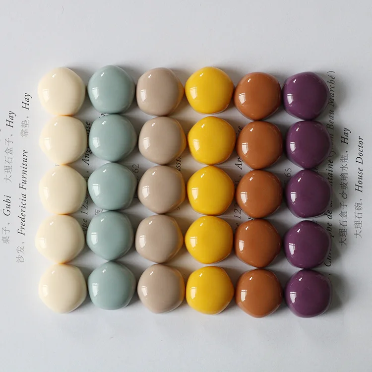 원형 냉장고 자석 15mm 소형 냉장고 스티커, I 컬러 자석 냉장고 기념품 선물, 홈 데코, 10 개 