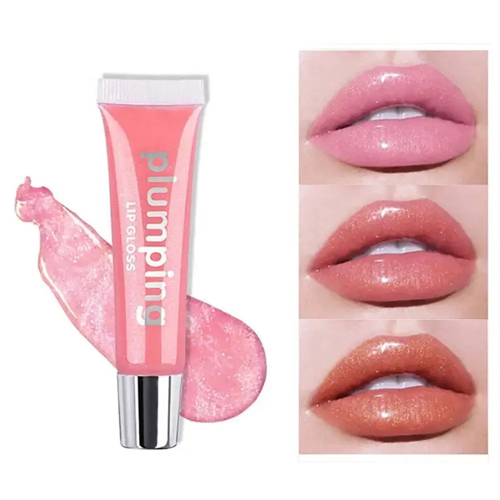 

Crystal Jelly Lip Oil Hydrating Plumping Lip Coat For Lipstick Clear Lip Plumper Serum Tint Lips Care Makeup Lip Balm