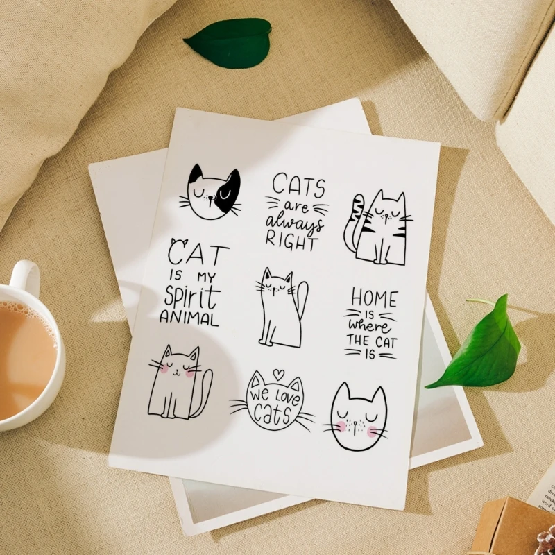 Cartoon Clear Silicone Seal Stamp for Scrapbooking DIY Photo Album Decoration Card Making Embossing Rubber Stamps