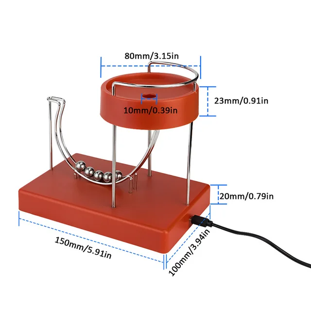Machine À Mouvement Perpétuel En Bois, Art Cinétique, Boule Sautante  Automatique, Jouet De Table Créatif, Décoration De La Maison - AliExpress