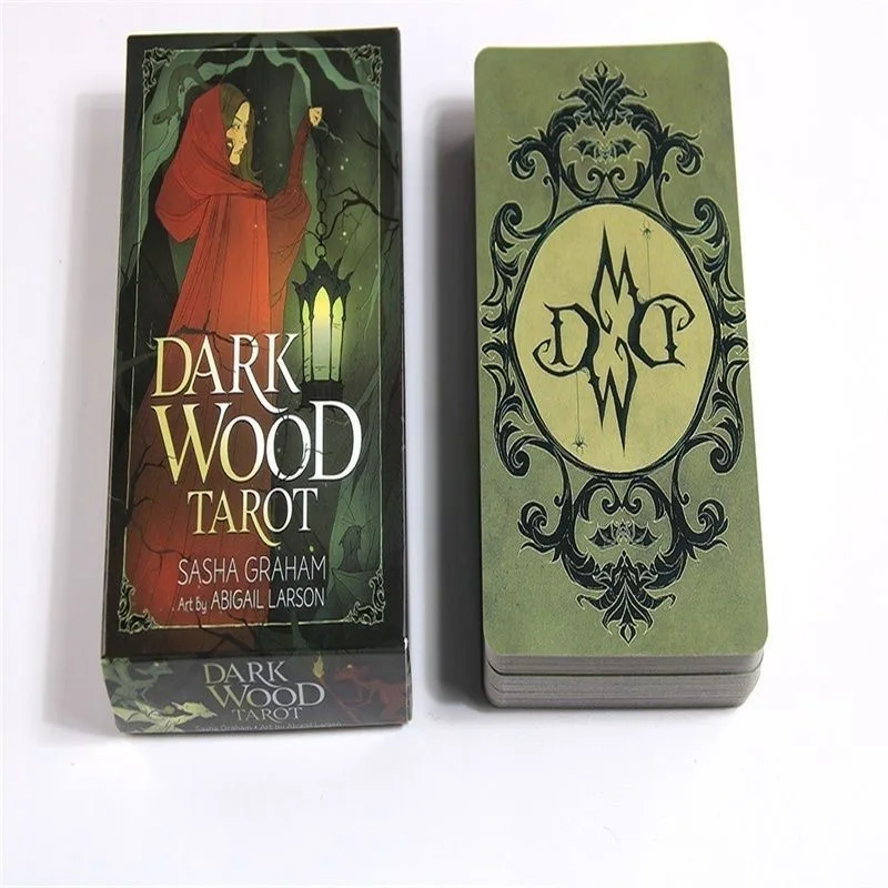 Dark Wood Tarot Cards A 78 Oracle Deck English Visions Divination Edition Borad Playing Games 2
