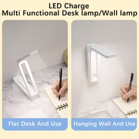 Rechargeable Table Lamp Dimmable Night Light Folding LED Touch Home Dormitory Bedroom Desk Lighting Remote Control wall Led Lamp 2