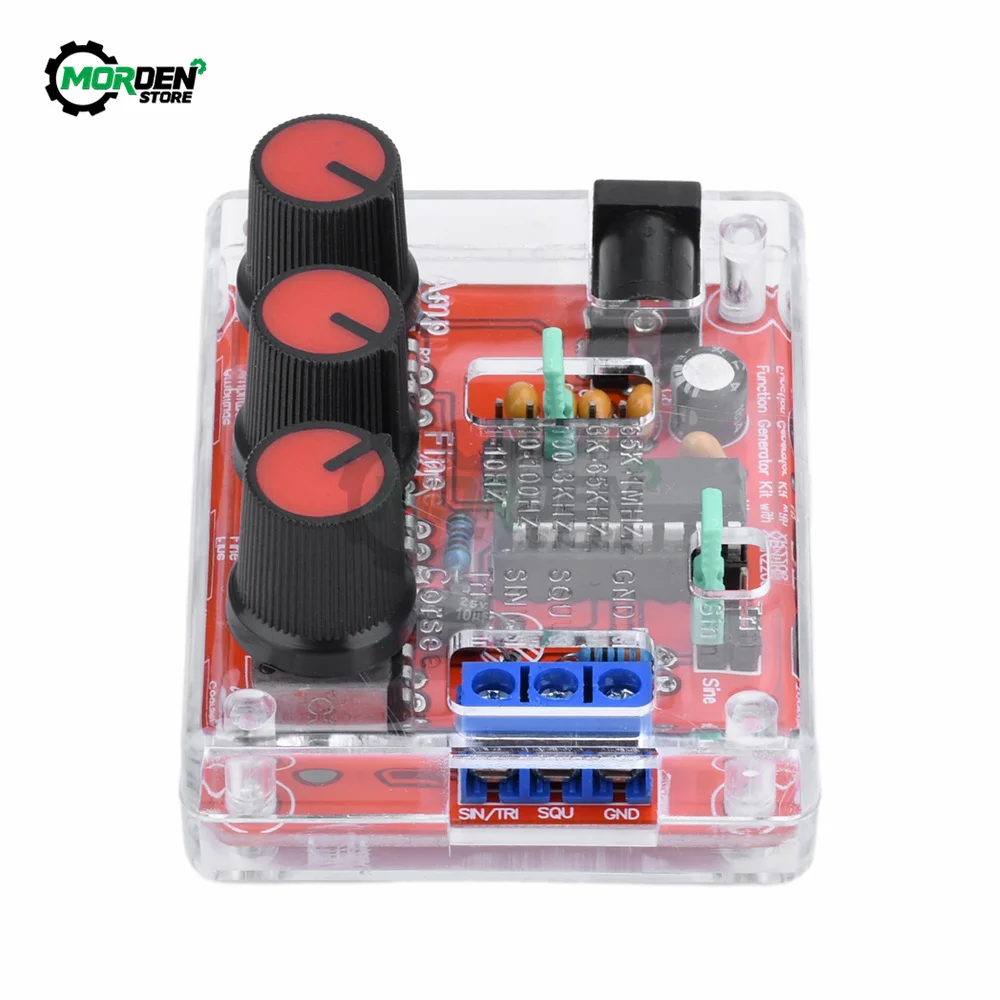 DC 9-12V XR2206 Signal Generator Sine/Triangle/Square Output 1Hz -1MHz Signal Generator Kit For Electronic Measuring Tool