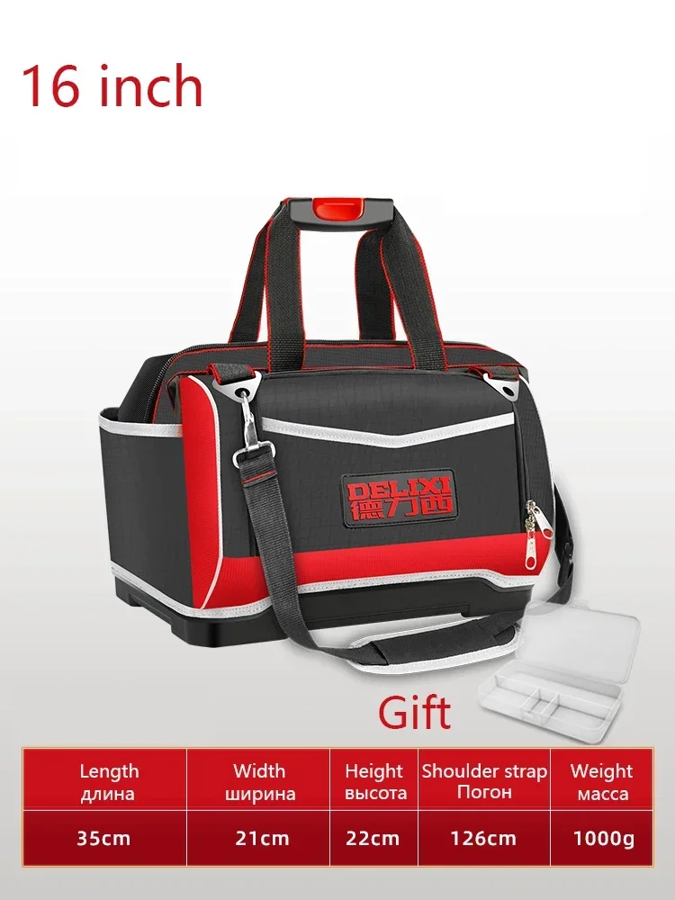 Toolkit Multifunctional maintenance Canvas electrician special tool kit Wear resistant installation Portable thickened tool bag 4