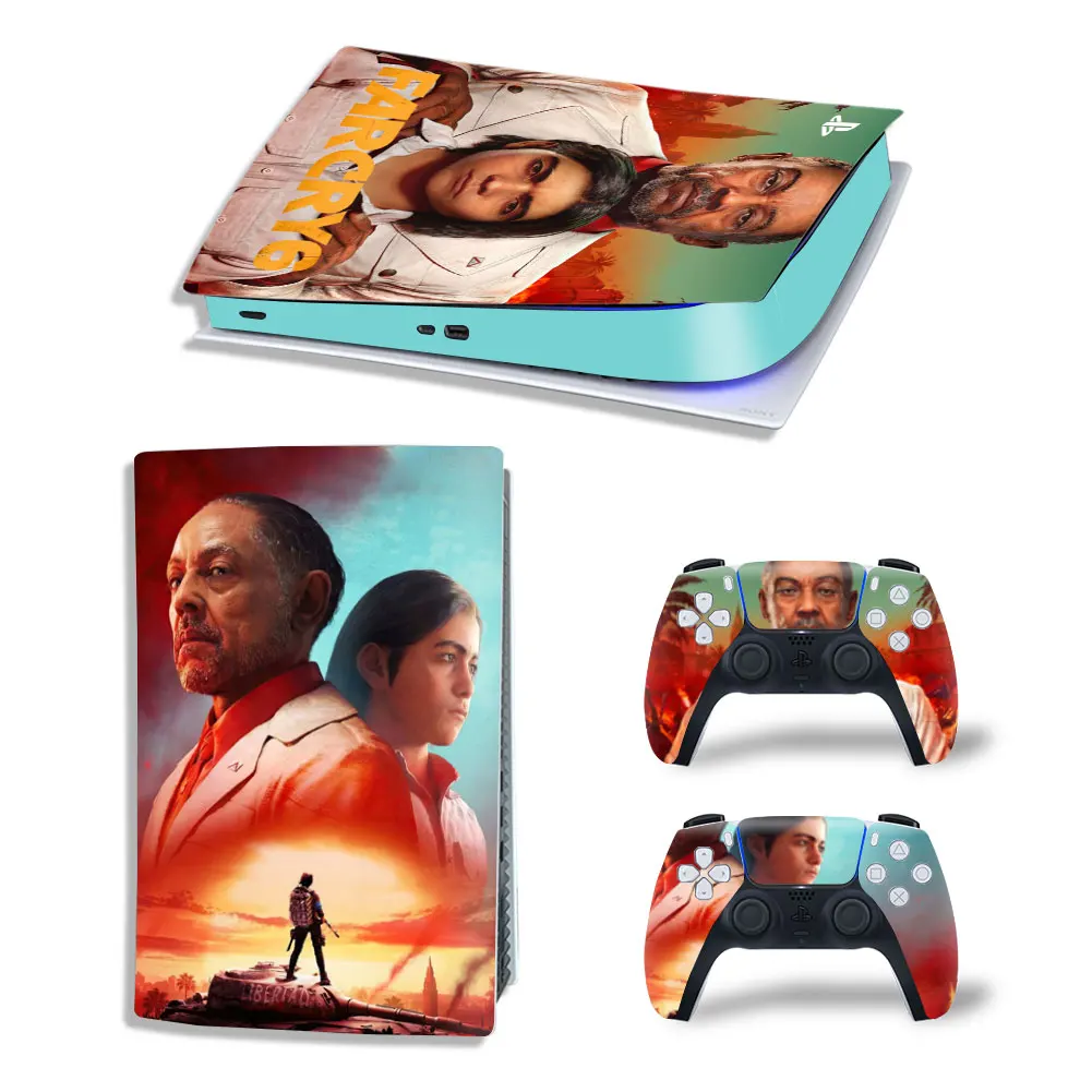  Head Case Designs Officially Licensed Far Cry 6 Graphics Logo  Vinyl Faceplate Sticker Gaming Skin Decal Cover Compatible with Sony  Playstation 5 PS5 DualSense Controller : Video Games