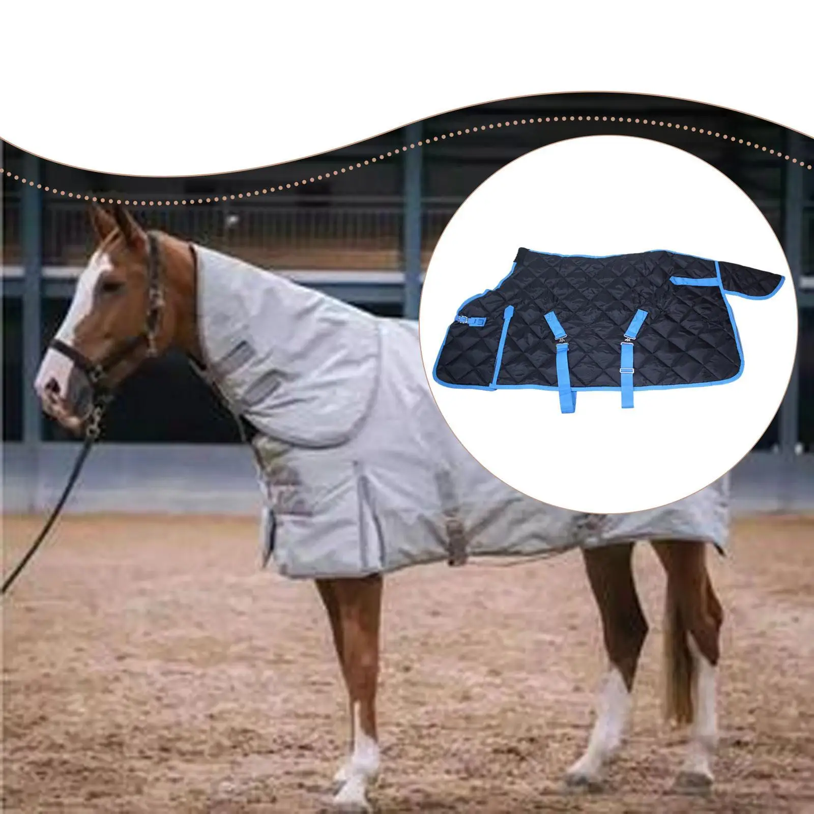 Horse Blanket High Performance Gifts Sturdy Multifunctional Equestrian Gear Horsewear