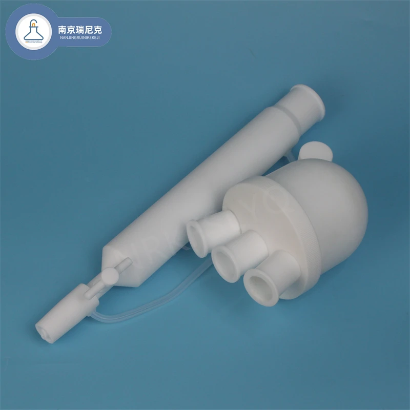 PTFE 정압 분리 깔때기, 액체 분리 추출용, 폴리테트라 플루오로 폴리테트라 플루오르 분리 깔때기, 250ml