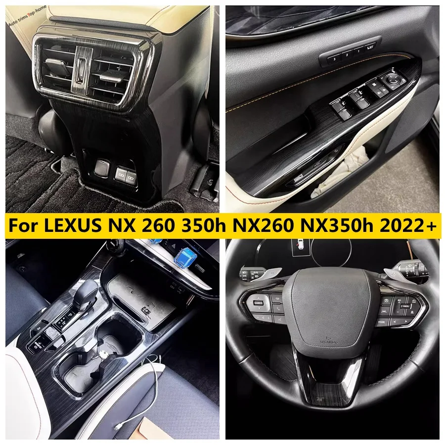 

Gear Box / Window Lift Button / Air Condition Outlet Vent / Steering Wheel Cover For LEXUS NX 260 350h NX260 NX350h 2022 - 2024