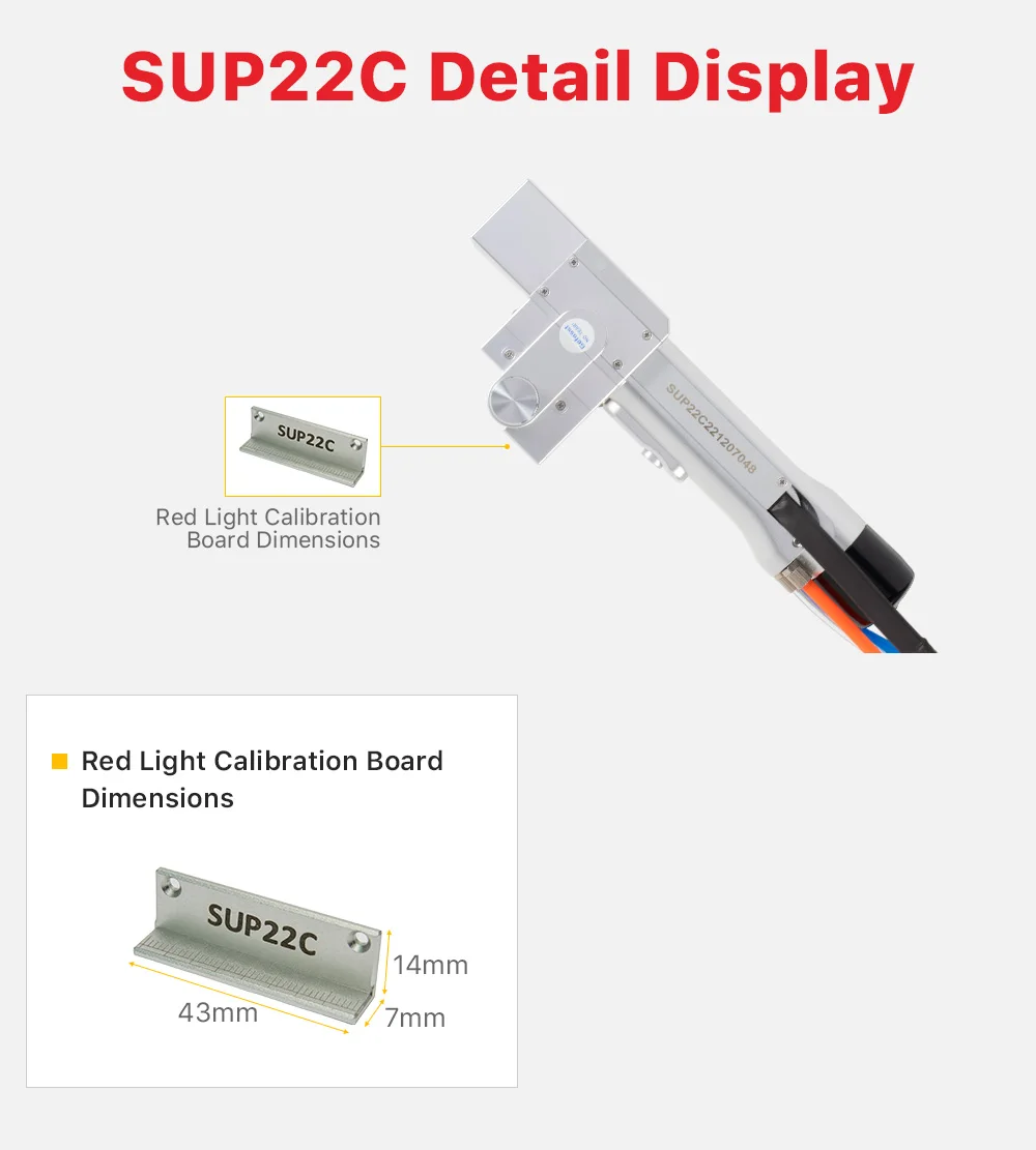 Original sup weiye lasers chweißkopf zubehör verbindungs block schraube qbh schnitts telle reinigungs set für sup20s sup21t sup23t etc. – Detail 5
