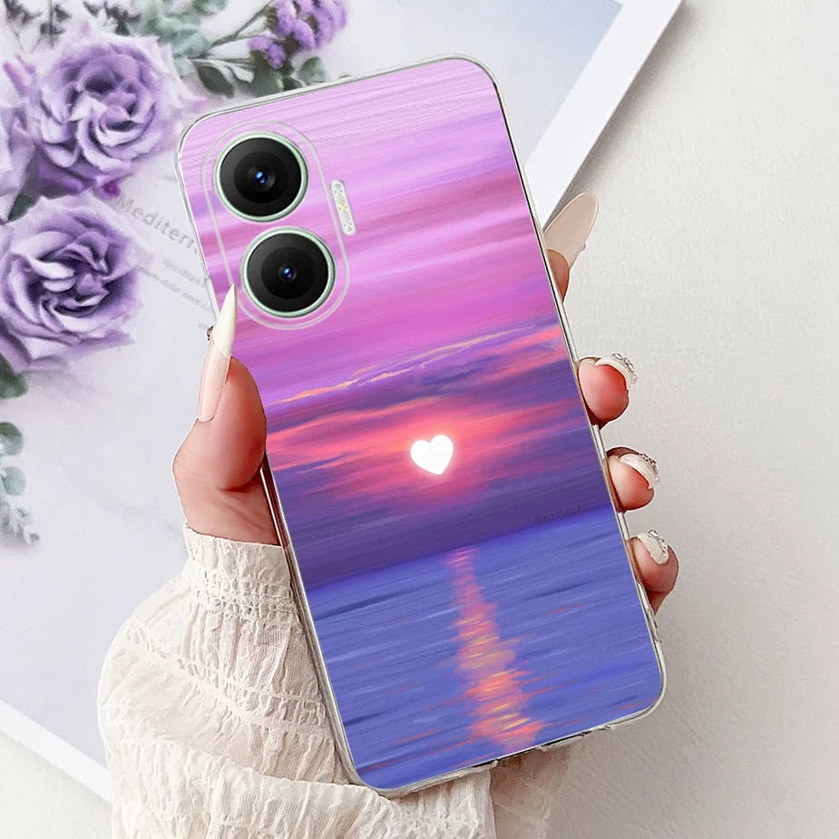 Stylish Painted Soft Slim Phone Case - For Xiaomi Redmi and Poco Series