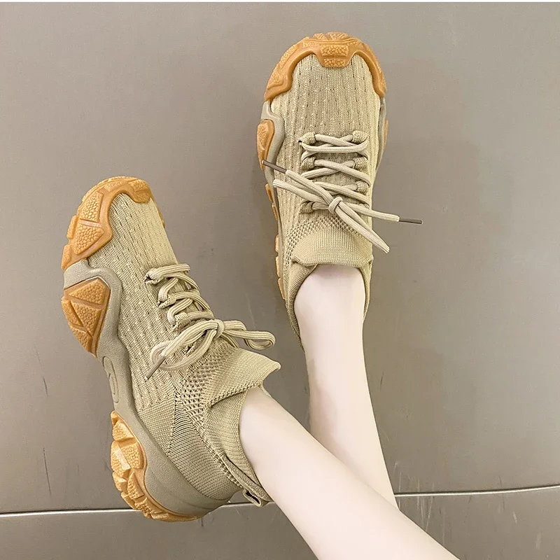 

Женские туфли на низком каблуке из хлопчатобумажной ткани, высококачественные весенне-осенние кроссовки на шнуровке, разные цвета, женская спортивная обувь, 2023