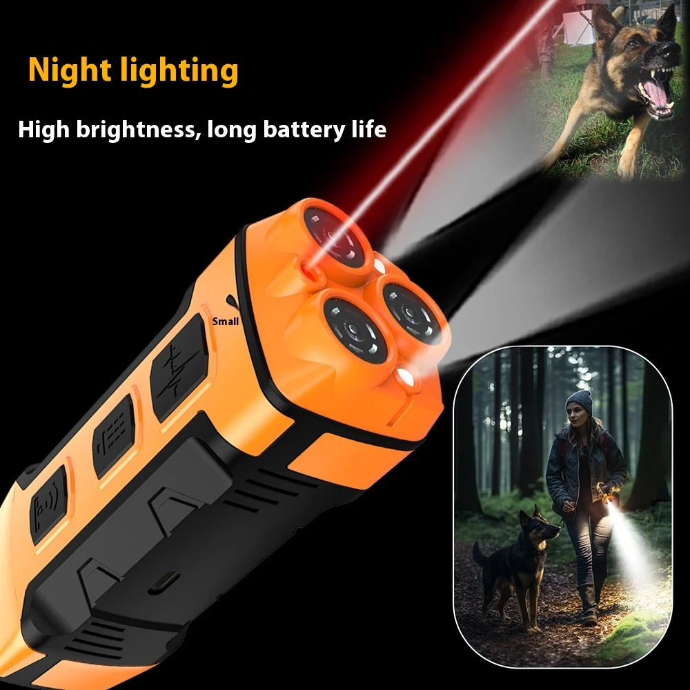 New ultrasonic anti-barking device, anti-dog barking artifact, rechargeable dog drive, LED light, portable dog trainer 2