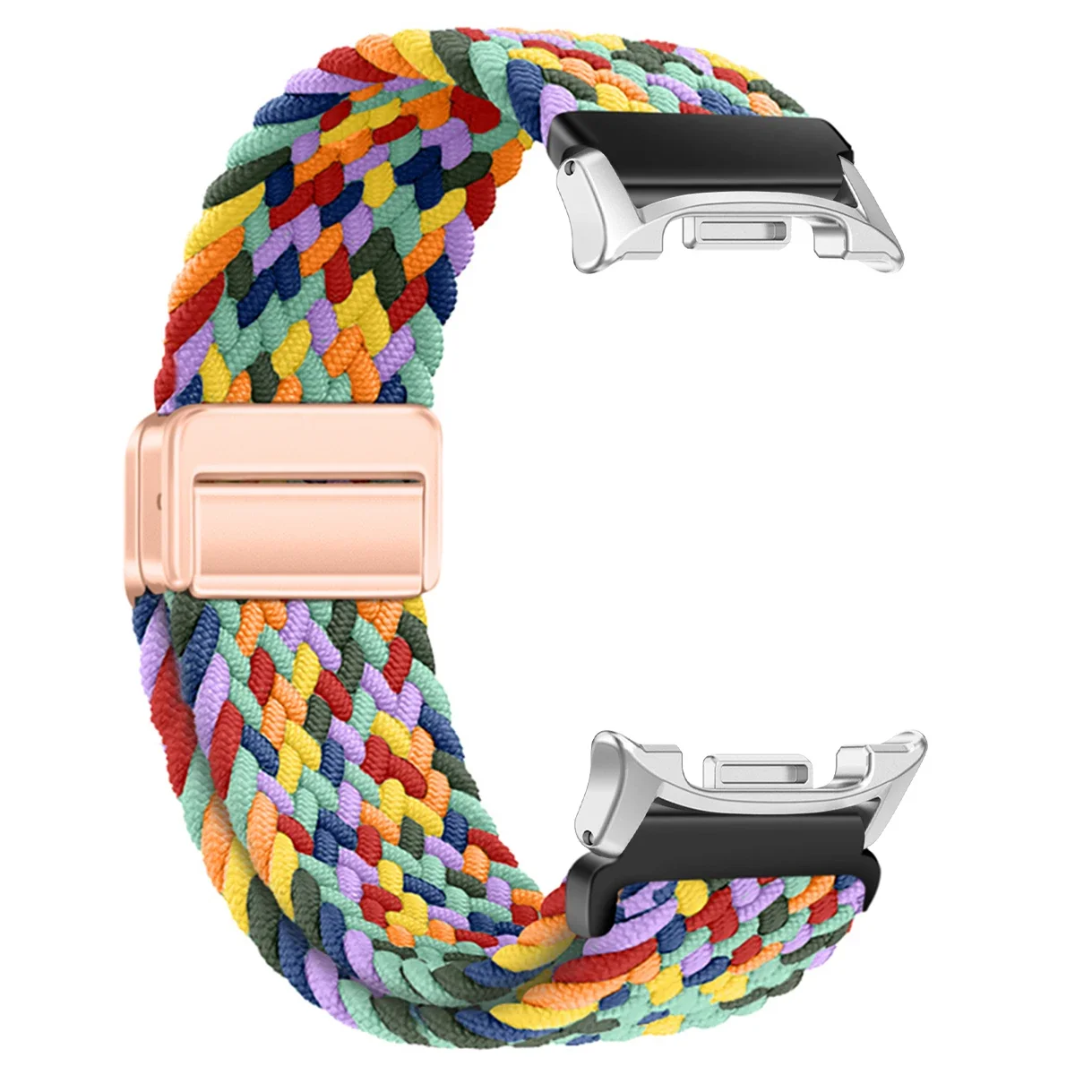 Colorful Magnetic Nylon Braided Sport Strap Bracelet