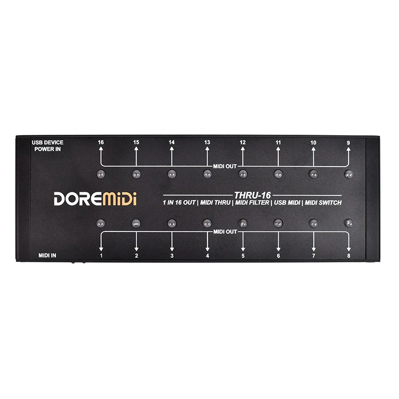 MIDI THRU-16 Box Filter&Switch Controller DOREMiDi