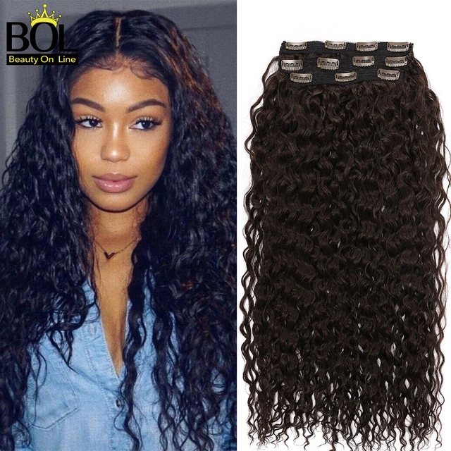 BOL Curly Organic Hair Extensions 20 24 28Inch Long Synthetic Bundles Fake  Hair for Women Water Wave Heat Resistant Full Head - AliExpress