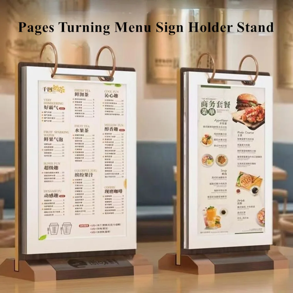 RAYNEAY A5 Acrylic Sign Holder, 4 Pack T-Shape A5 Perspex Display Stand - View #7