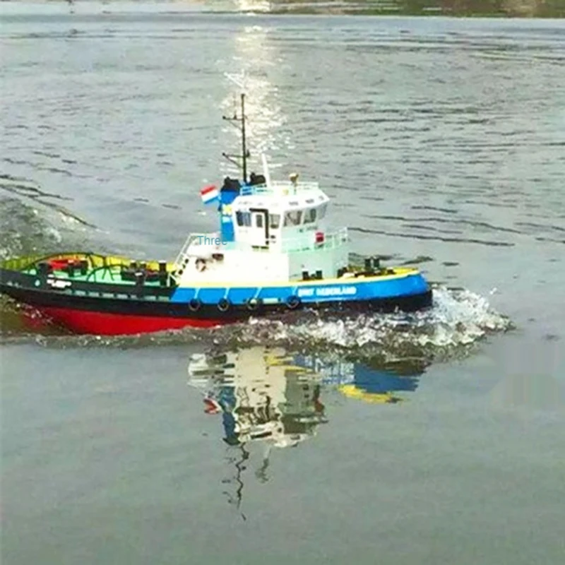 SMIT Tugboat Remote Control Simulation Civil Model Making DIY Wooden Kit Non-finished Products 2