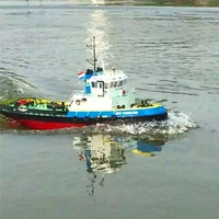 SMIT Tugboat Remote Control Simulation Civil Model Making DIY Wooden Kit Non-finished Products 2