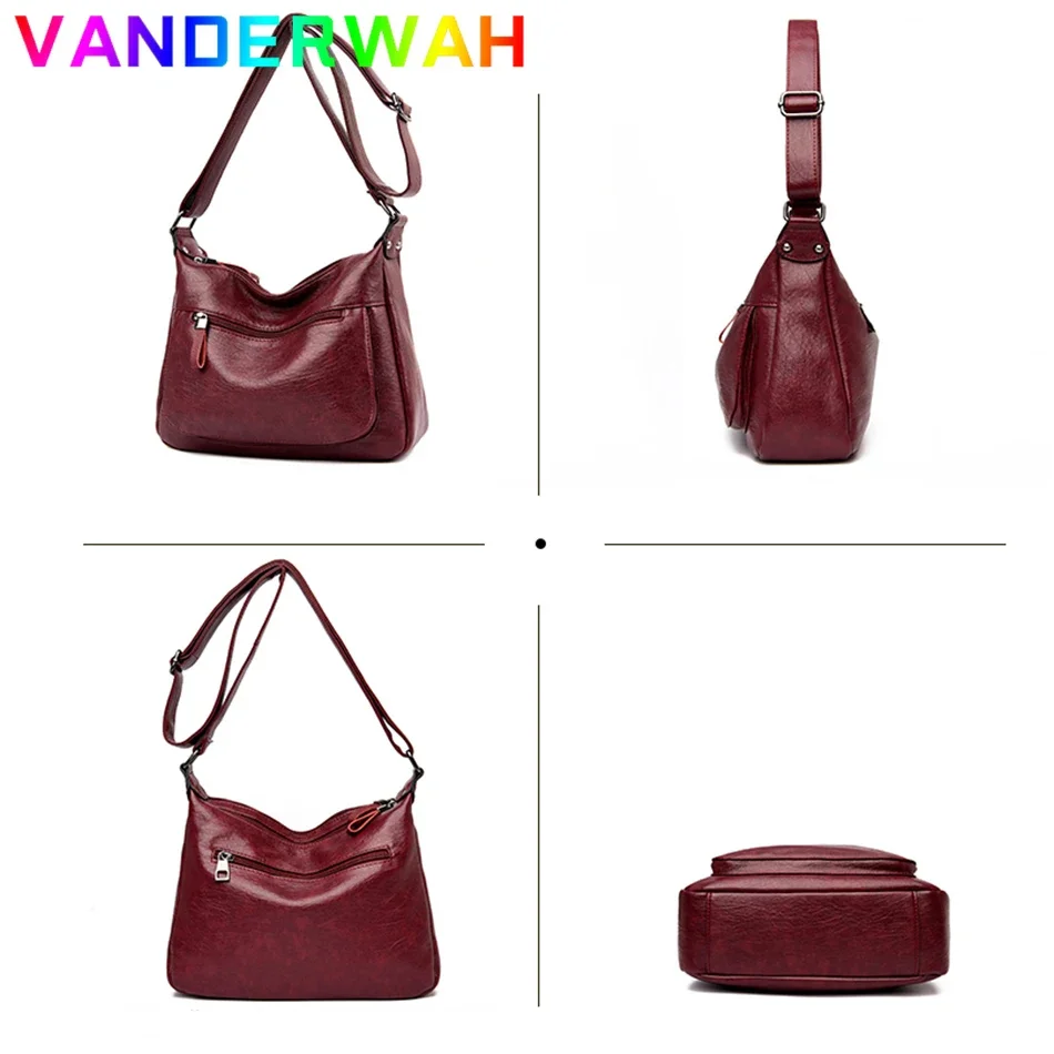 Shoulder bag Ladies handbag Crossbody bag Leather Tote for Ladies Luxury Casual Women Designer Shoulder Crossbody Sac