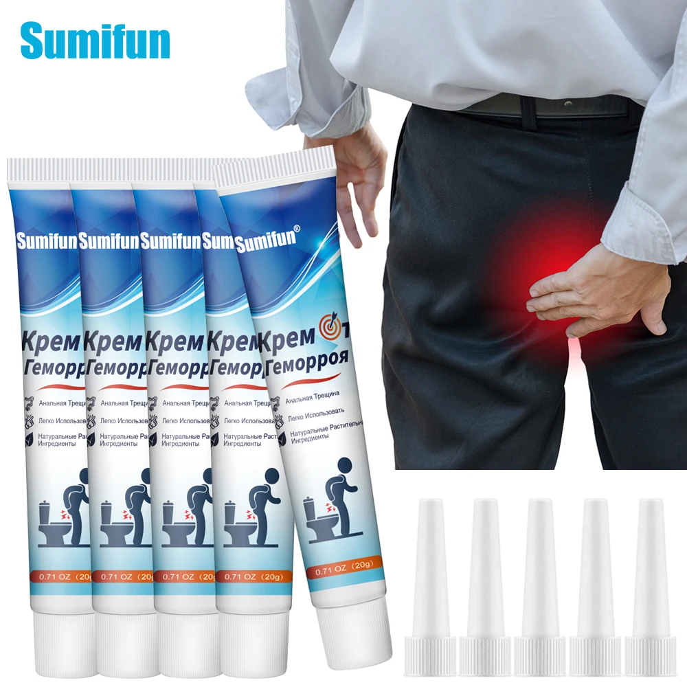 Drop Shipping Herbal Hemorrhoid Cream Mixed External Internal Anal Fissure Hemorrhoids Pain Relief Ointment Health Plaster