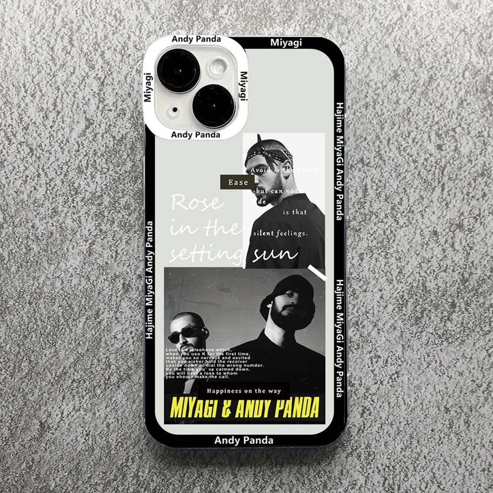 Hajime MiyaGi Andy Panda Transparent Phone Case Cover