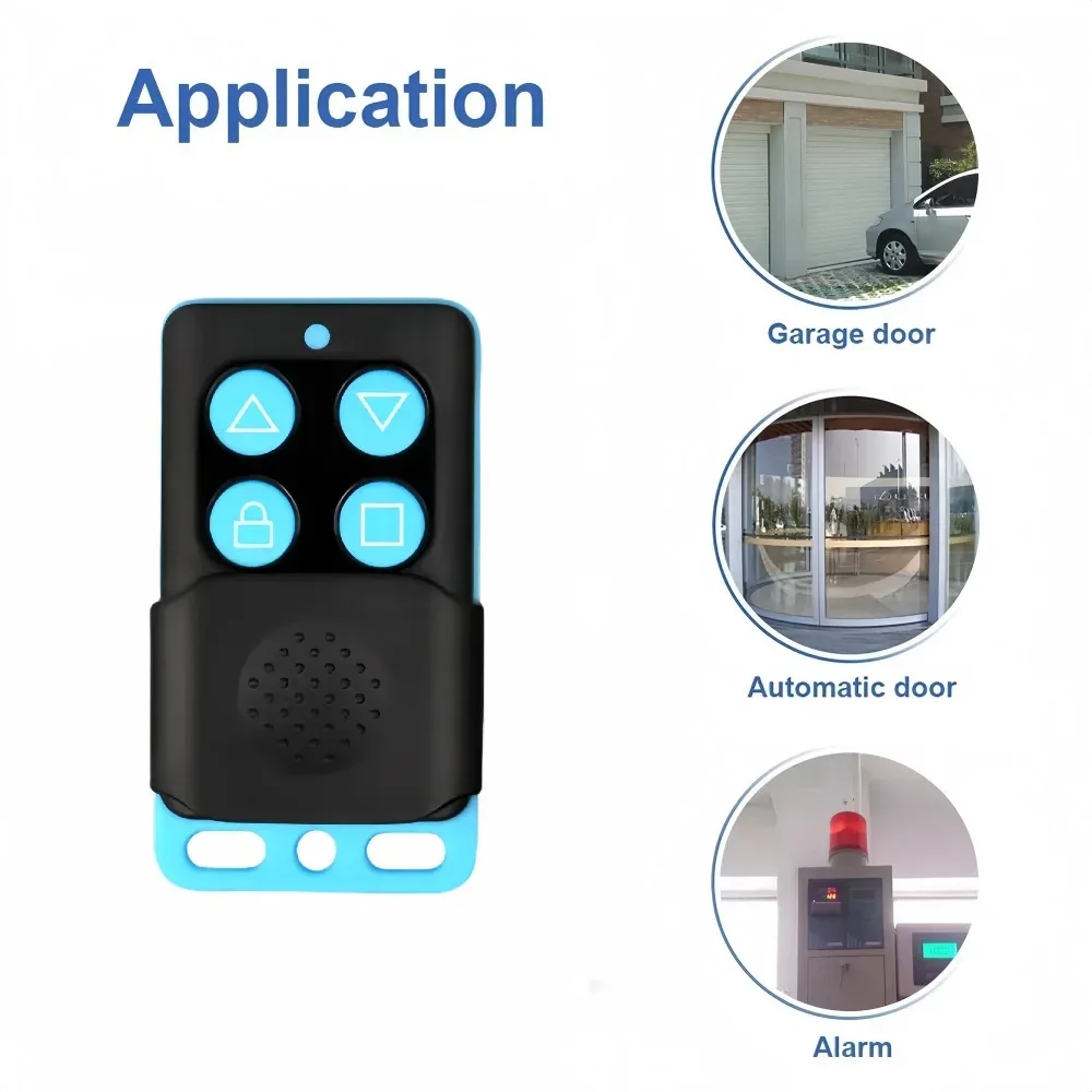 Wireless remote control wireless remote controller garage remote control auto remote control duplicator 433MHZ for car garage door electric curtain