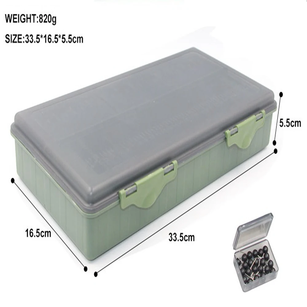 Fishing Rig Tackle Box With Six Mini Boxes/Rig Board Carp Fishing Storage  Box Separate Hair Rig Fishing Tackle Box Container