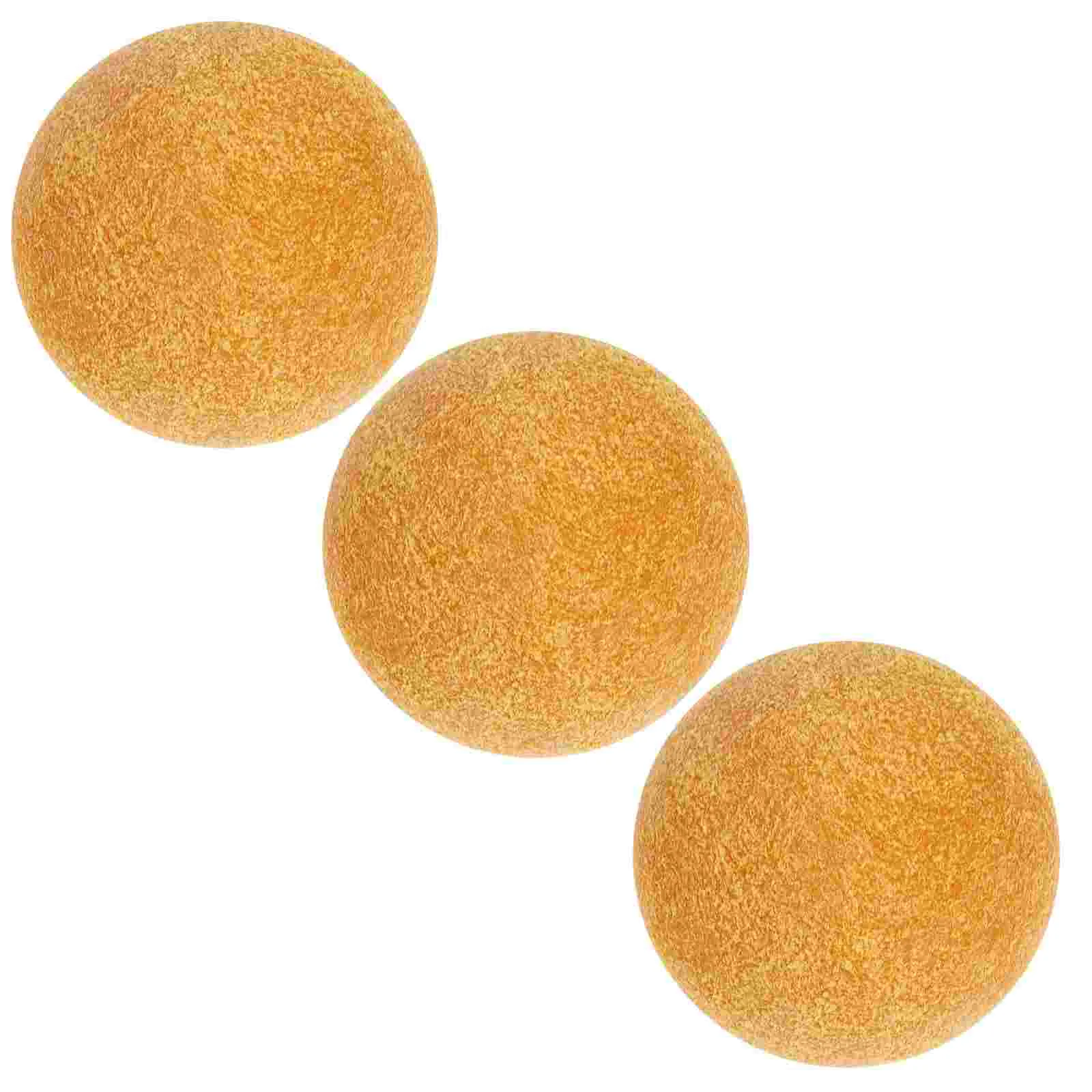

3 Pcs Mini Footballs Foosball Accessories Professional Portable Replacement Wear-resistant Child