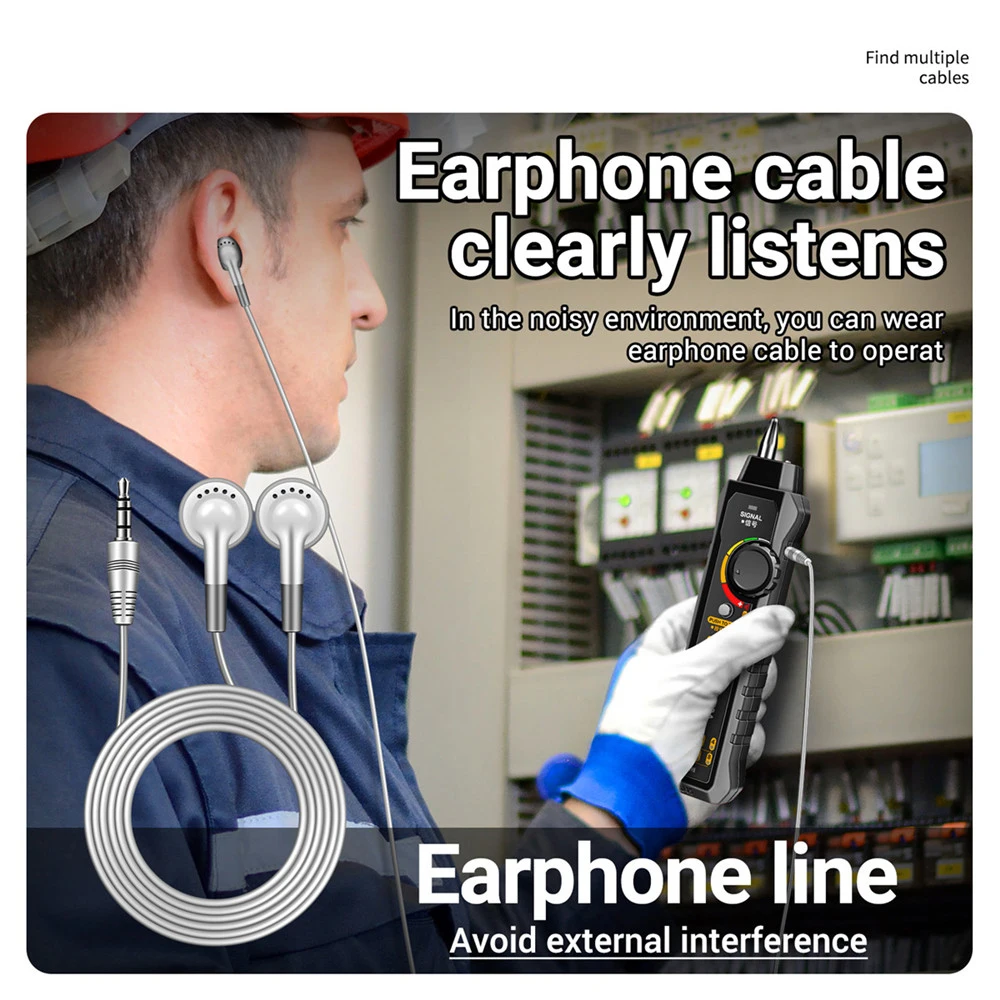 Wire Tracker RJ11 RJ45 Cable Toner Line Finder Wire Tracer Ethernet Network Cable Collation Telephone Line Tester electrician 5