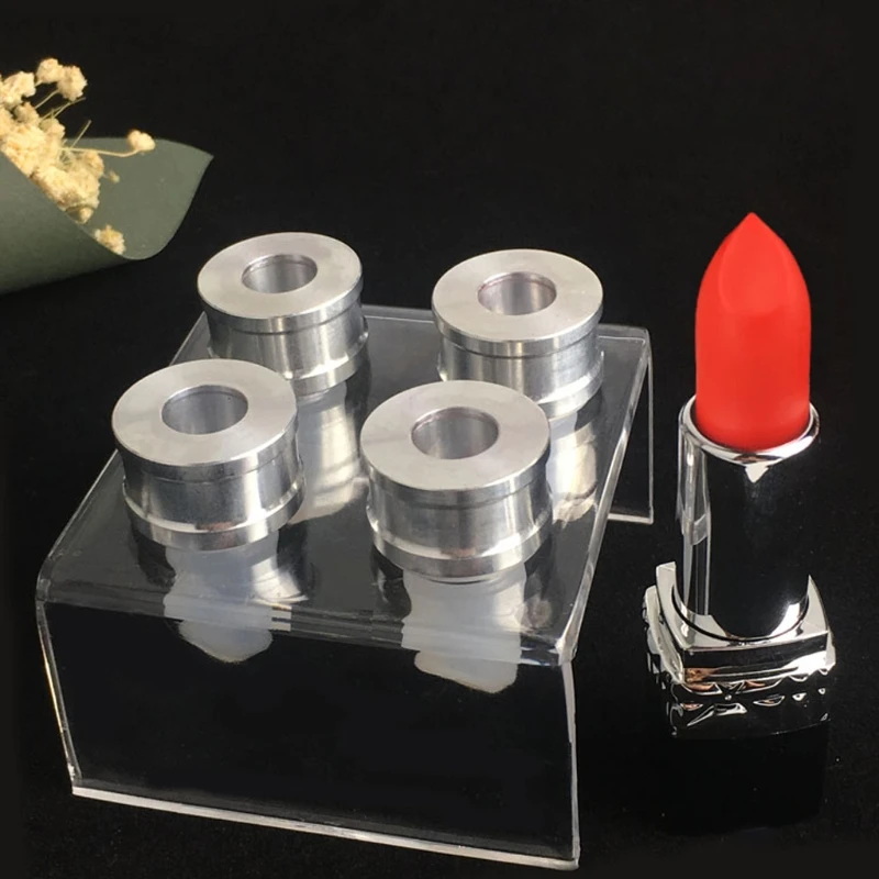 1/3pc/set Silicone Lipstick Mold Silicone Lipstick Mold Aluminum