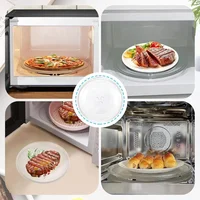 Pièces de rechange pour plaque en verre de micro-ondes de 9,6 pouces/24,4 cm, adaptées aux accessoires de plateau tournant en verre pour micro-ondes rétro de petite taille 6