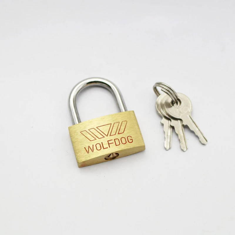 20mm 25mm 30mm 40mm 50mm Wolf Dog Copper Lock Small Lock Head Single Open Household Full Copper Padlock