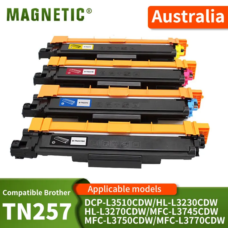 

AU TN257 TN253 Toner Cartridge with Chip Compatible for Brother HL-L3230cdw L3270cdw MFC-L3745cdw L3750cdw 3770cdw DCP-L3510cdw