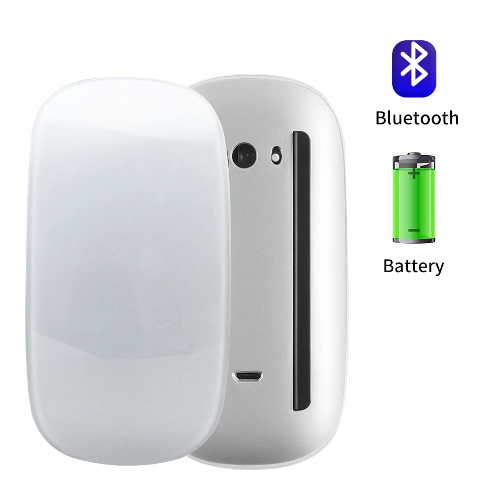 עכבר קסם עבור Apple אלחוטי Bluetooth נטען ארגונומי Mause שקט Arc Touch שליטה עכברים עבור Microsoft Mac iPad PC