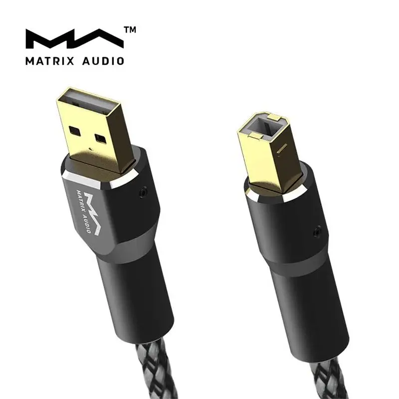 

Matrix Audio USB 2.0 Cable A To B Hi-Fi Audio USB Cable (1.2m)