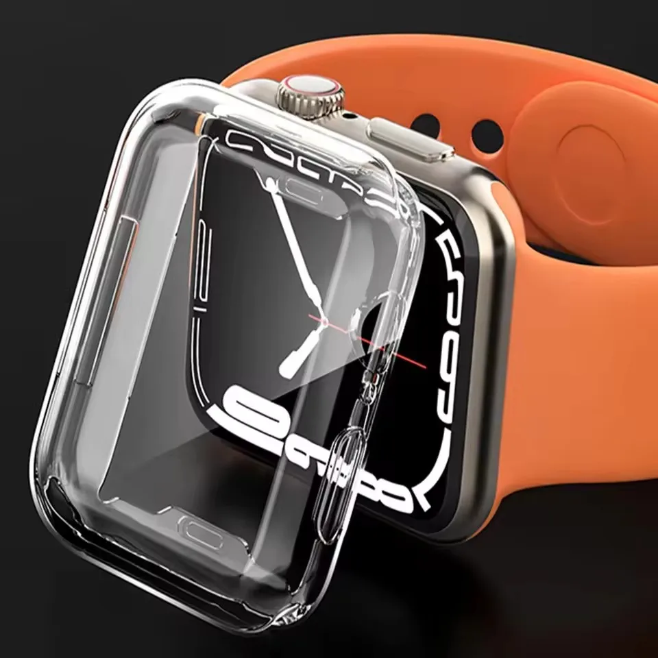 Enhanced Screen Protector Cover for Apple Watch - TPU Shell Accessory