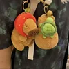 1-20PCS Cartoon Capybara Pendant Plush Toy Doll Bag Hanging Ornament Cute Kapila Keychain Doll Desktop Doll Ornament Car Pendant 4