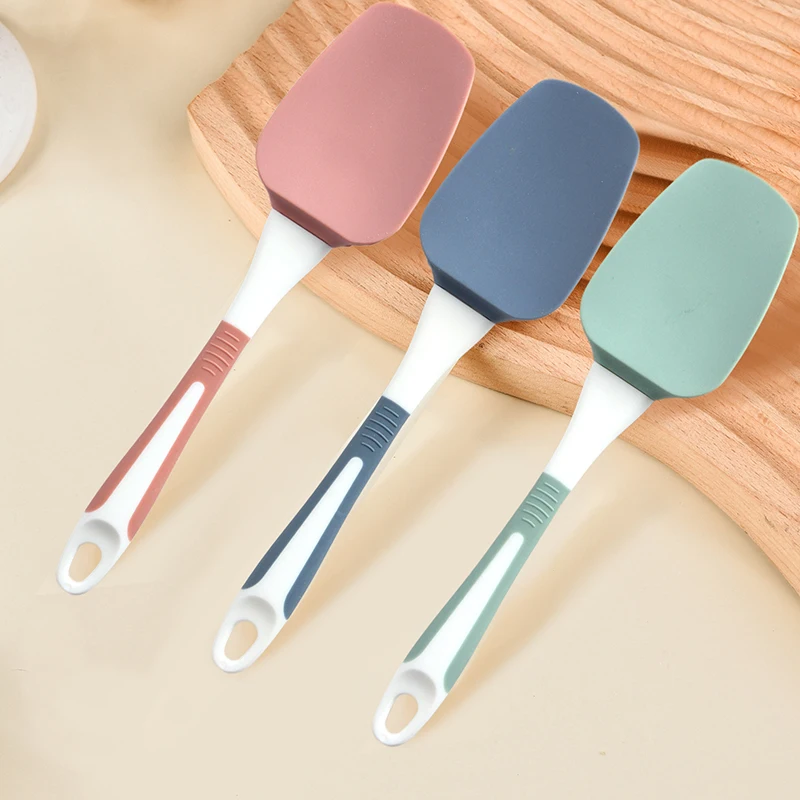 Silicone spatula shovel ergonomic cake spatula icing kitchen DIY baking tools accessories