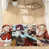 Floor Bath Mat for Hallway on the Floor Genshin Impact Outdoor House Entrance Mat Cute Rug Bedroom Carpet Home Accsessories Foot 1